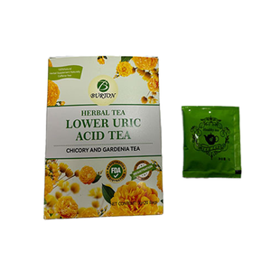 Bolsa de té de desintoxicación de Gardenia de achicoria mezclada orgánica, Té adelgazante de hierbas de ácido úrico para la salud de la próstata de los hombres, caja cruda, embalaje de bolsita - Product Image 6