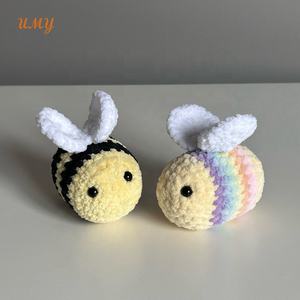 Peluches <span class=keywords><strong>en</strong></span> tissu personnalisées Trapillo pour le crochet, jouets faits à la main, poupées, abeilles, animaux Amigurumi - Product Image 1