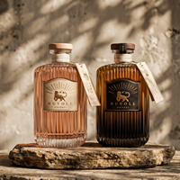 Prix surprise, bouteilles de liqueur en verre personnalisées, bouteille de tequila polygonale 750 ml, bouteilles et boîtes de whisky noires