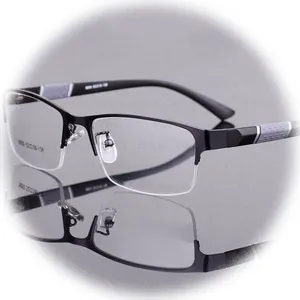 Lentes de sol 2024定制柔性眼镜半蓝光阻挡普通眼镜男士矩形阅读眼镜框