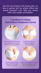 Electric Vacuum <b>Breast</b> Massager <b>Silicone</b> Cup Beauty Device Adjustable Intensity Home Salon Use - Product Image 5