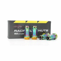 Écrous de roue forgés Yufei 3530 pour course automobile - Acier Chromoly SCM435, siège conique à 60 degrés, compatibles avec les véhicules japonais BMW VW Audi