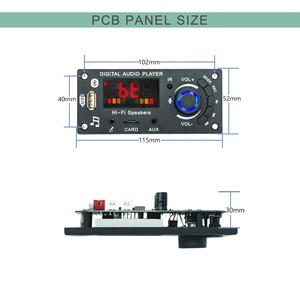 Stereo 50W 50W 50W <span class=keywords><strong>Bluetooth</strong></span> modulo amplificatore lettore MP3 scheda amplificatore - Product Image 5