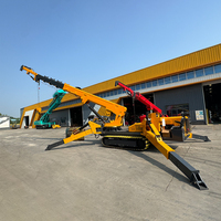 Grue araignée Tonlita la plus vendue en Europe, certifiée CE EPA Euro V, 12, 14 et 16 tonnes, sur chenilles, diesel et électrique