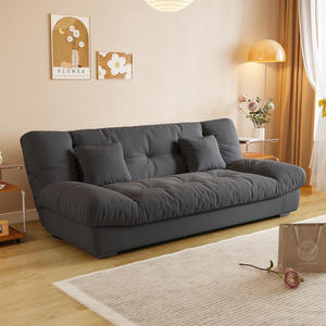 Canapé-lit moderne en tissu beige avec siège inclinable convertible à <span class=keywords><strong>neuf</strong></span> fonctions pour chambre ou salon élégant pour centre commercial - Product Image 4