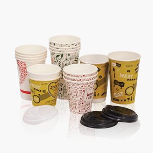 4oz 6.5Oz 8oz 10oz 12oz giấy ly thủy tinh đồ uống cho cà phê rượu vang có ga đồ uống có nắp đậy cho thực phẩm hộp giấy - Product Image 5