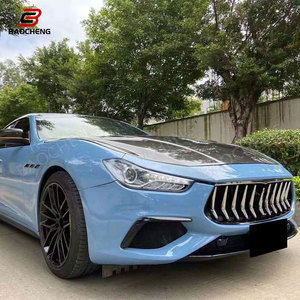 Para Maserati Ghibli 2014-2021 alta calidad estilo <span class=keywords><strong>Aspec</strong></span> 3K cubierta de capó de fibra de carbono kit de carrocería labio delantero falda lateral difusor trasero - Product Image 6