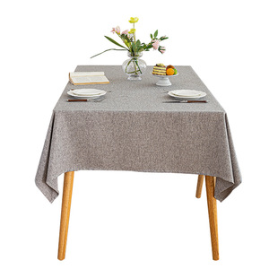 All-Season Waterproof Antistatic Modern Woven Technique <strong>Tablecloth</strong> Bamboo Joint Pattern Design for Household Coffee <strong>Tables</strong> - Product Image 6