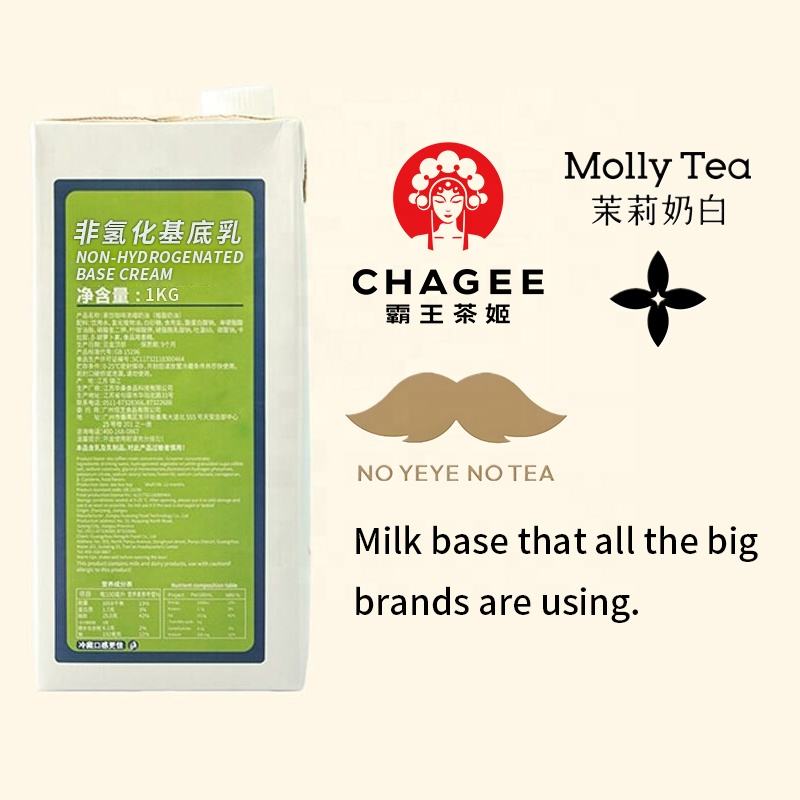 1kg Liquid Non-Hydrogenated Base Milk for Making Chagee Light Milk Tea ...