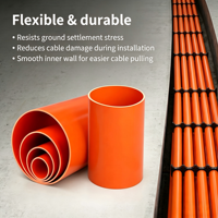 Usine en gros Flexible 90 mm SDR11 prise rapide haute pression Durable réseau télécom conduit MPP câble Protection tuyau