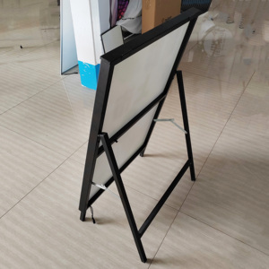 Support d'affiche en métal pliable Portable panneau KT au sol vertical pour la publicité intérieure pour le <span class=keywords><strong>recrutement</strong></span> de promotion - Product Image 2