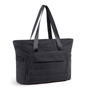 Mode féminine quotidienne grand <span class=keywords><strong>sac</strong></span> fourre-tout <span class=keywords><strong>de</strong></span> <span class=keywords><strong>sport</strong></span> fermeture à glissière <span class=keywords><strong>sac</strong></span> à provisions Portable avec doublure en Polyester en Nylon - Product Image 3