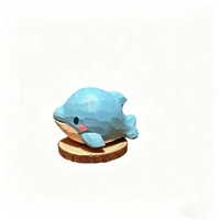 Décoration de bureau artisanale en bois de tilleul pur, figurine de baleine moderne et mignonne, style rustique, idéale pour les cadeaux d'anniversaire et de remise de diplôme