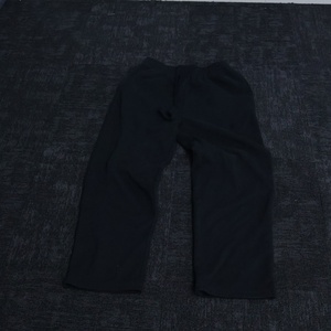 Pantalones Casuales de Cintura Elástica Negros Personalizados para Hombre, de Alta Calidad, Corte Recto, Algodón de Peso Medio, para Otoño - Product Image 1