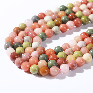 JD GEMS - Cuentas Redondas de Piedra Natural de Alxa de 6 mm, 8 mm y 10 mm para la Fabricación de Joyas, Pulseras y Collares - Product Image 5