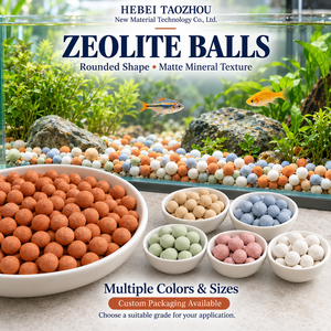 Bolas de Zeolita Natural, Medio Filtrante para Acuarios, Elimina la Amoníaco, Clarifica el Agua, Controla Olores, Biofiltración - Product Image 2
