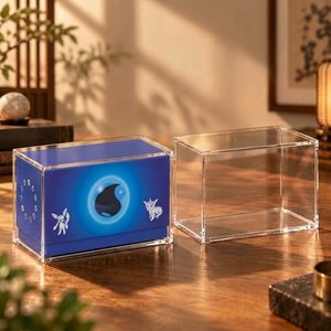 Boîte de présentation magnétique en acrylique personnalisée pour album de cartes d'anime, boîte cadeau, protection UV à 99 %, aimant N52, logo personnalisé, anti-poussière - Product Image 2