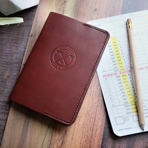 Boshiho Factory Genuine Italian Leather <b>Golf</b> Scorecard Holder with Yardage Book Factory Direct Product - Product Image 1