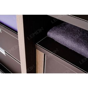 Cheap Ready Made Walk in Closet <strong>Wardrobe</strong> Modern Design Lacquer <strong>Insert</strong> Sliding Door <strong>Wardrobe</strong> for Sale Australian Standard - Product Image 4