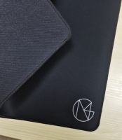 Logo personnalisé Mous Pads fabricants Base en caoutchouc naturel importé Mauspad de jeu noir