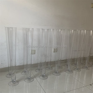 L-662 di lusso di alta qualità <span class=keywords><strong>centrotavola</strong></span> di <span class=keywords><strong>vetro</strong></span> trasparente alto vaso di fiori <span class=keywords><strong>centrotavola</strong></span> di nozze per la decorazione della tavola - Product Image 5