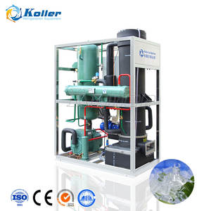 Máquina de Hielo Koller de 2000 kg/día, Máquina de Hielo en Tubo con Hielo en Tubo Redondo para Discotecas, Enfriamiento de Bebidas - Product Image 1