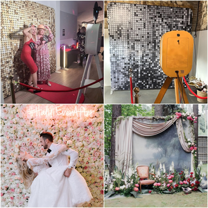 توتر قابل للغسل قماش فوتوبوث الظهر لافتة مريحة تغيير شاشات وسادة خلفية الجدران لاستوديو التصوير الفوتوغرافي - Product Image 5