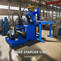 Nouvelle ligne de production complète d'agrafeuse automatique de fil goupille faisant la machine