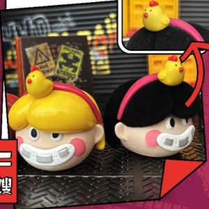 Stock GOOD Clockwork House Ugly Cute Family Hot Blooded College Grain Fourth Blind Box Trendy Handmade PVC Doll 1/12 Scale Movie - Product Image 2