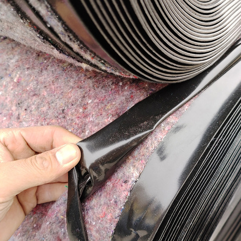 Waterproof Rainproof Insulation Nonwoven Geotextile Cotton Felt Engineering Cloth Coated Felt Covered Black Heart Greenhouse