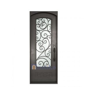 Anlike Verre Européen Moderne Extérieur Vieux Blanc Belle <span class=keywords><strong>Entrée</strong></span> Forgée Extérieur Fer <span class=keywords><strong>Porte</strong></span> et Fenêtre - Product Image 2