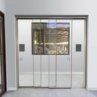 Puerta Corredera de Aluminio Aislada para Terraza de Villa con Rotura de Puente Térmico, Ventanas de Doble Acristalamiento, Impermeable, Estilo Moderno.