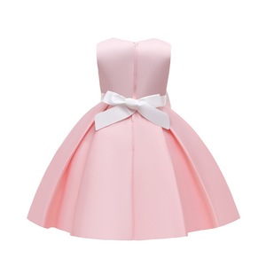 ZY005 Robes en coton pour bébés, designs tendance, nouvelle arrivée, petites robes en velours pour filles, robes de mariage pour enfants - Product Image 4