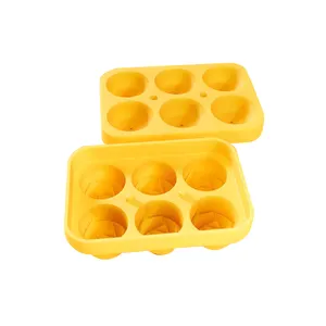 DIY Reusable Ten Shapes Wine Whiskey Silicone Ice Cube Mold Tray Ice Ball Machine Mold With Lid