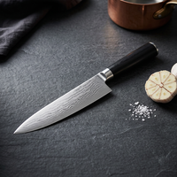 Couteaux de cuisine japonais faits à la main les plus vendus, couteau de chef japonais Vg10 de 7,5 pouces