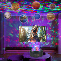 Projecteur d'étoiles intelligent, 10 planètes, lampe de nuit LED et laser, effet d'ondes d'eau, avec charge USB, télécommande, pour chambre d'enfant | YSH