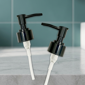 Ata Home 2 Piece <b>Black</b> PP Plastic Non Spill Liquid Soap Dispenser <b>Pump</b> Sprayer for Bottles - Product Image 2
