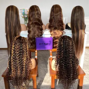 Wholesale Brazilian Human Hair Lace Front Wigs Deep Wave HD Lace Frontal Wig Vendors Lace Human Hair Wigs For Black Women