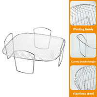 Grille de cuisson vapeur à trois niveaux en acier inoxydable 304, panier de séchage alimentaire, panier de friture, accessoires de barbecue