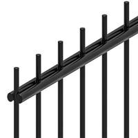 Valla de Alambre Doble 868, Panel de Valla de Alambre Doble Galvanizado con Recubrimiento en Polvo, Valla de Alta Seguridad para Protección de Límites