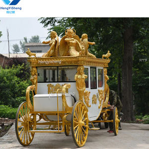 Carruaje Eléctrico Romántico, Carruaje Turístico Eléctrico con Conductor, Carruaje de Soldadura Automática - Product Image 1