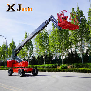 במת הרמה הידראולית חשמלית ניידת 28 מטר/450 ק\\\"ג, פלטפורמת עבודה אווירית, במת הרמה טלסקופית עם הנעה עצמית - Product Image 5