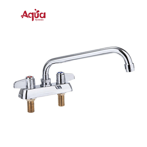 Robinet de cuisine en nickel poli de haute qualité, mitigeur de cuisine, robinet de lavabo doré, robinet de cuisine avec douchette, mitigeur - Product Image 1