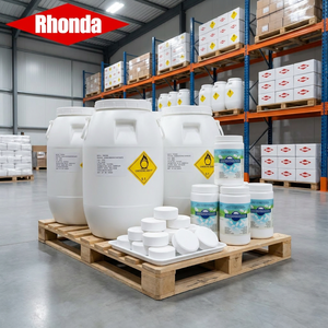 Tabletas de <span class=keywords><strong>Cloro</strong></span> Industriales RHONDA para Piscinas, 3 Pulgadas, 90% de Pureza, Productos Químicos Blancos para Limpieza de Piscinas, Número CAS 51580-86-0 ClO2 - Product Image 5