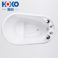 Egouttoir de baignoire autoportant en acrylique blanc de luxe Surface moderne et facile à nettoyer Cupc certifié pour le trempage des villas incluses