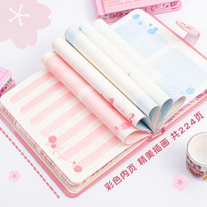 Manuel de dessin animé <span class=keywords><strong>original</strong></span> cahier mignon gros étudiant papeterie journal créatif fille coeur manuel - Product Image 4