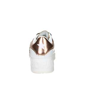 Sneakers da Donna Shop Art Bianche con Stampa Leopardata e Stelle, Stile Platform - Product Image 4