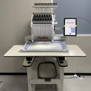 เครื่องปักคอมพิวเตอร์อัตโนมัติเต็มรูปแบบ หัวเดียว 15 เข็ม สำหรับปักเสื้อผ้า แพทช์ หนัง - สำหรับใช้ในบ้าน - Product Image 1