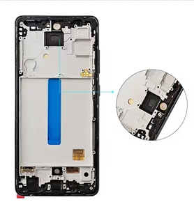 Accesorios para Móviles, Pantalla Táctil para <span class=keywords><strong>Samsung</strong></span> A52 A52S A52 5G <span class=keywords><strong>A526</strong></span> A528 con Marco, Pantalla OLED para Repuesto y Reparación - Product Image 4