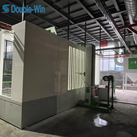 Nouvelle ligne de peinture en poudre contrôlée par PLC, four de cuisson intelligent, haute productivité, économie d'énergie, formation de film stable